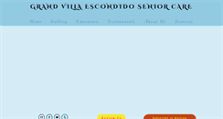 Desktop Screenshot of escondidoseniorcare.com